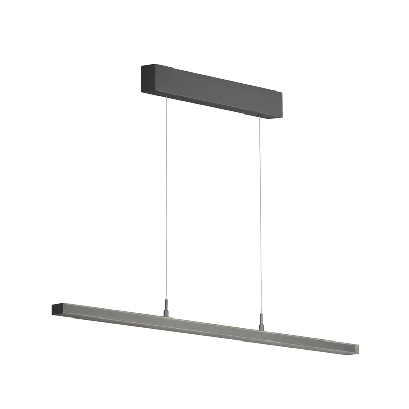B-Ware FISCHER & HONSEL Hängelampe Valeno LED Pendelleuchte dimmbar grau 115cm CCT
