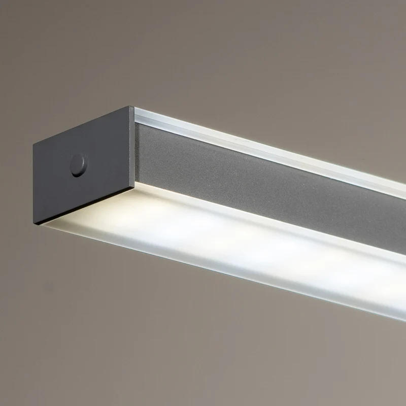 B-Ware FISCHER & HONSEL Hängelampe Valeno LED Pendelleuchte dimmbar grau 115cm CCT