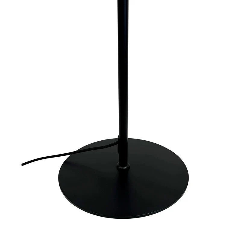 B-Ware Dyberg Larsen Calix Floor Lamp, Black/natural, 150 Cm