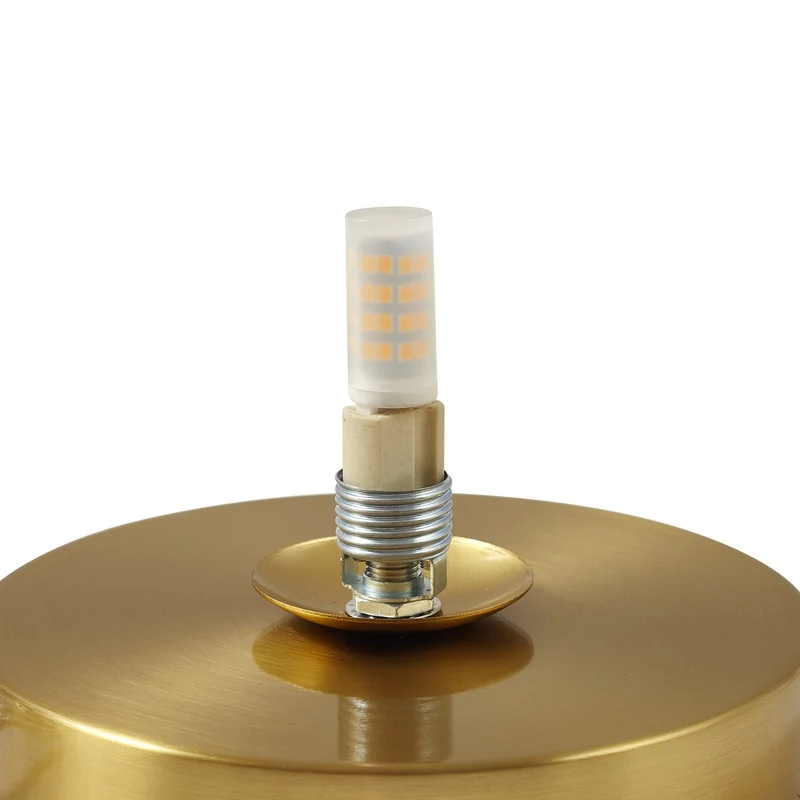 B-Ware Lindby Tischleuchte Kupla LED Lampe Tischlampe Leuchte Glas Ø20cm klar opal