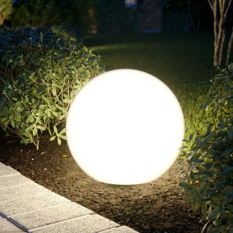 B-Ware Nowodvorski Außenleuchte Gartenleuchte Kugel IP65 Cumulus M 40W 45cm Höhe 40cm