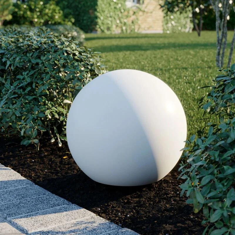 B-Ware Nowodvorski Außenleuchte Gartenleuchte Kugel IP65 Cumulus M 40W 45cm Höhe 40cm