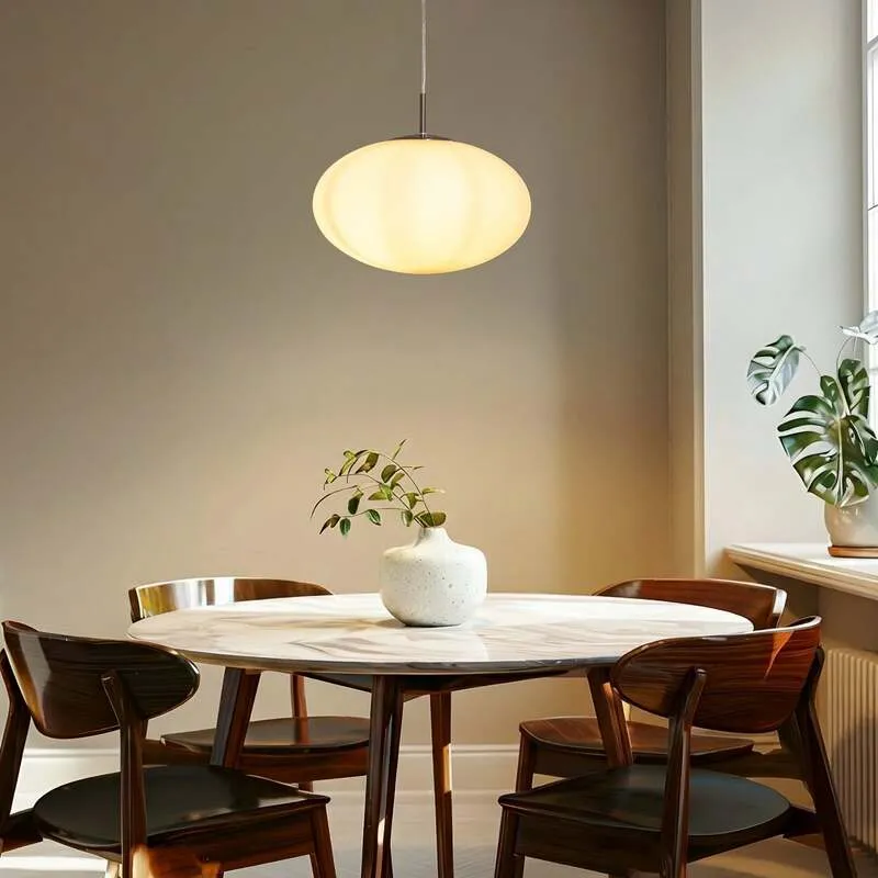 B-Ware Lindby Hängeleuchte Sonika LED Pendelleuchte Lampe dimmbar nickel Ø40cm 24cm