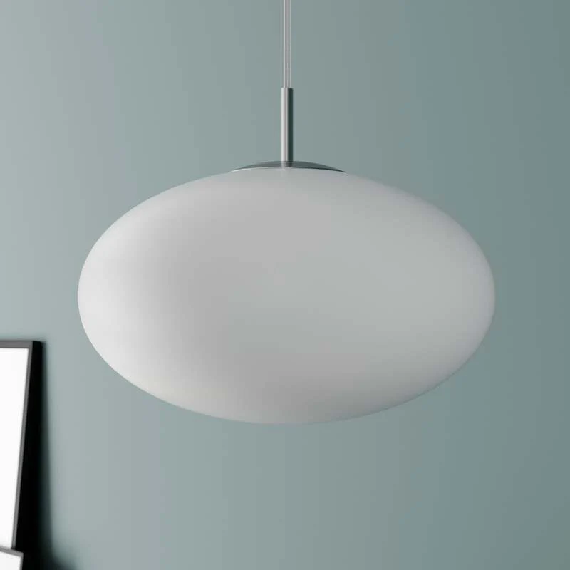 B-Ware Lindby Hängeleuchte Sonika LED Pendelleuchte Lampe dimmbar nickel Ø40cm 24cm