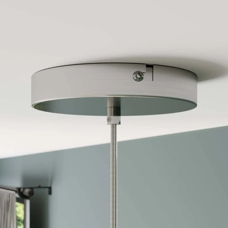B-Ware Lindby Hängeleuchte Sonika LED Pendelleuchte Lampe dimmbar nickel Ø40cm 24cm