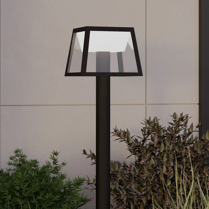 B-Ware EGLO Solar-LED-Wegeleuchte Altilia Höhe 106 cm schwarz Sensor Sockelleuchte Spot