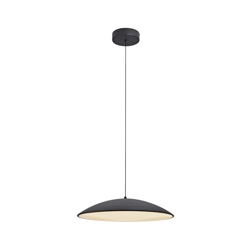 B-Ware Schöner Wohnen LED Hängeleuchte LENTE dimmbar Pendelleuchte schwarz Ø50cm
