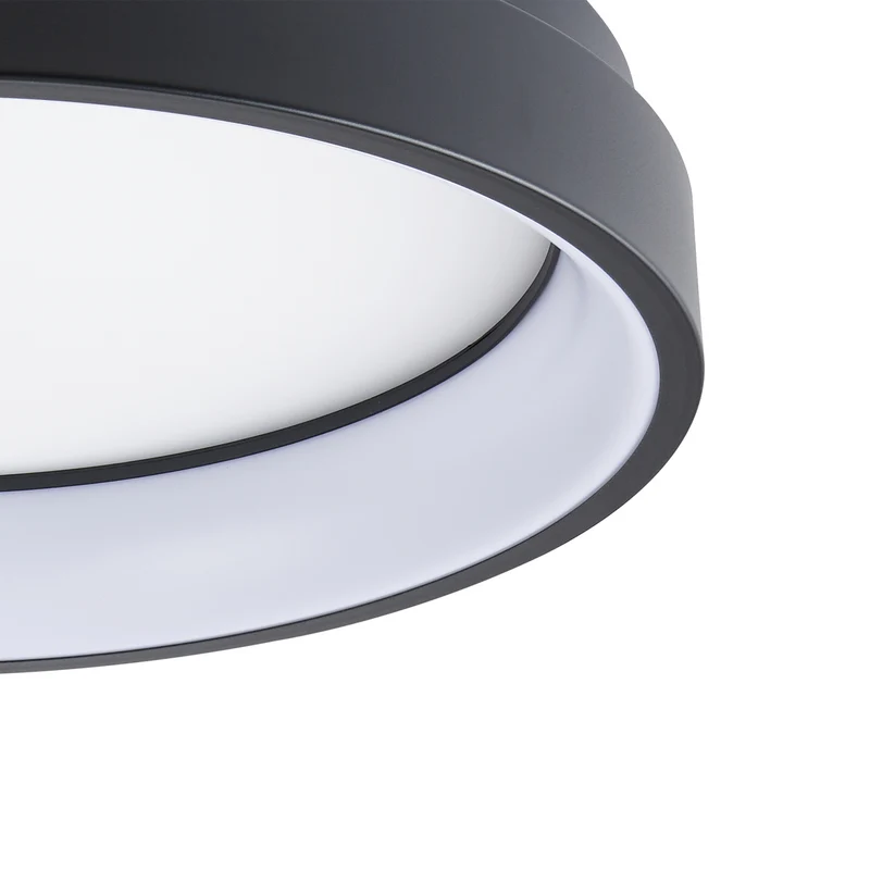 B-Ware EGLO connect Deckenleuchte Lampe Marghera-Z LED dimmbar schwarz 60cm Ø3200lm