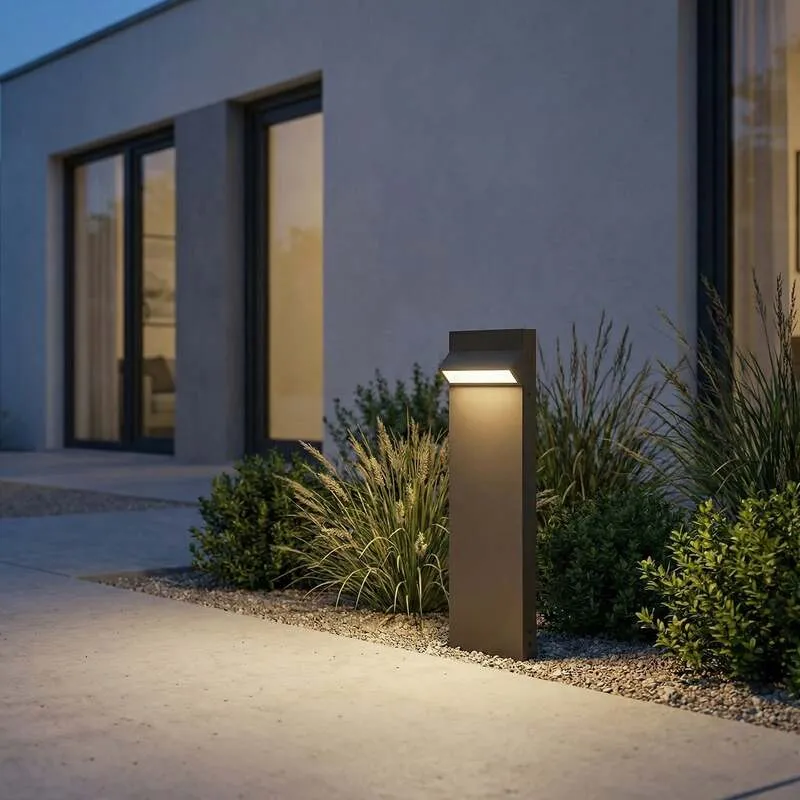 B-Ware Arcchio Wegeleuchte Gartenleuchte Vonar LED anthrazit 50cm Höhe 7,8W IP65 1405lm