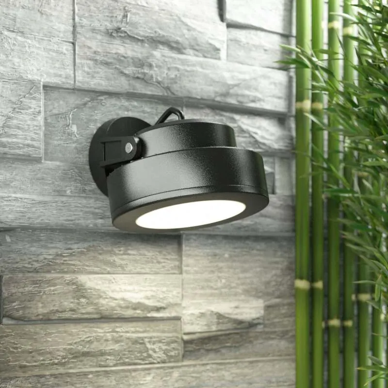 B-Ware Außenstrahler Tommy schwarz 1-flammig LED Gartenlampe Flutlicht 10W IP66 1200lm